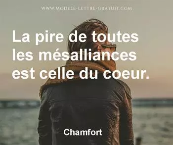 Citation de Chamfort