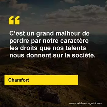 Citation Chamfort