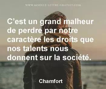 Citation de Chamfort