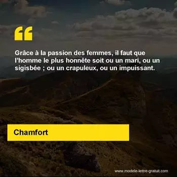 Citation Chamfort