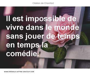 Citations Chamfort