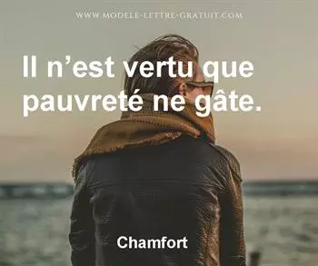 Citation de Chamfort
