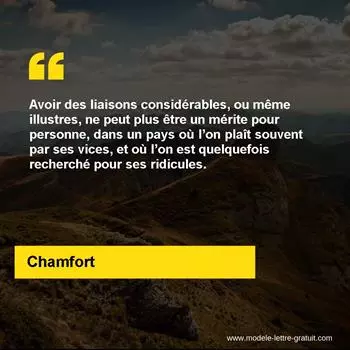 Citation Chamfort