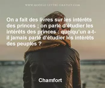 Citation de Chamfort
