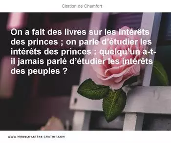 Citations Chamfort