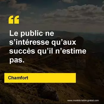 Citation Chamfort