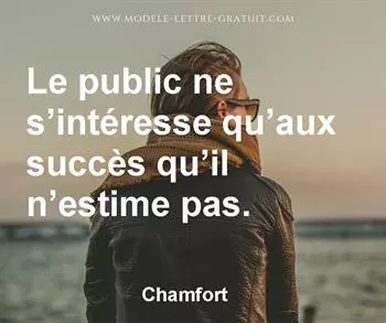 Citation de Chamfort