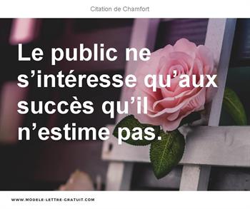 Citations Chamfort