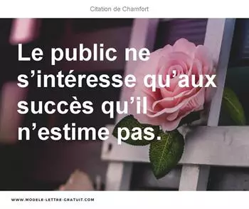 Citations Chamfort