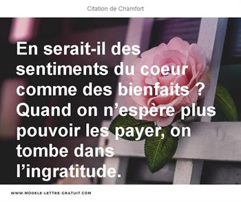 Citations Chamfort