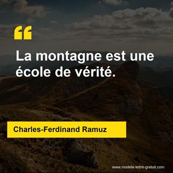 Citation Charles-Ferdinand Ramuz