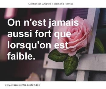 Citations Charles-Ferdinand Ramuz