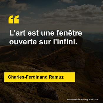 Citation Charles-Ferdinand Ramuz