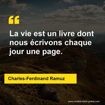 Citation Charles-Ferdinand Ramuz