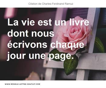 Citations Charles-Ferdinand Ramuz