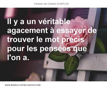 Citations Charlie CHAPLIN