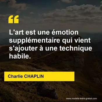 Citation Charlie CHAPLIN
