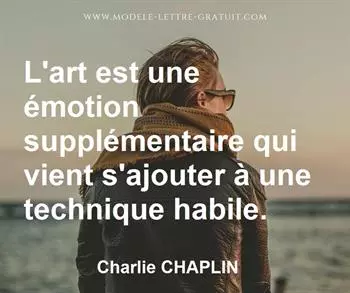 Citation de Charlie CHAPLIN