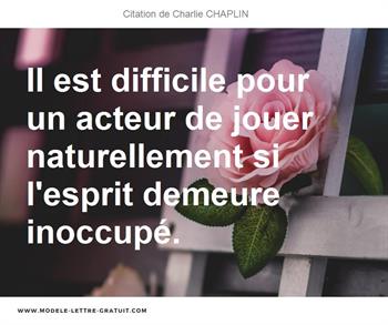 Citations Charlie CHAPLIN