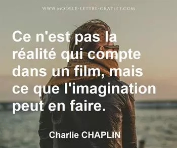 Citation de Charlie CHAPLIN