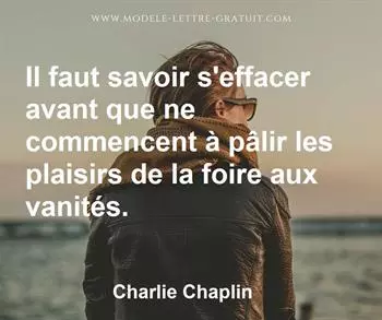 Citation de Charlie Chaplin