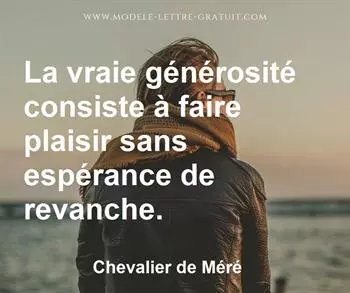 Citation de Chevalier de Méré