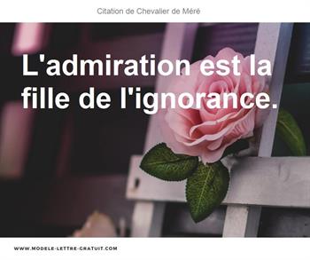 Citations Chevalier de Méré