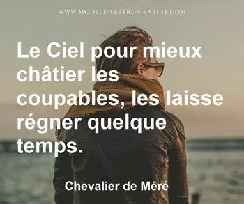 Citation de Chevalier de Méré