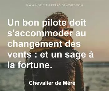 Citation de Chevalier de Méré