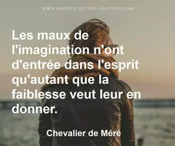 Citation de Chevalier de Méré