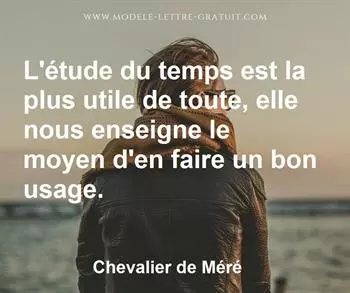 Citation de Chevalier de Méré
