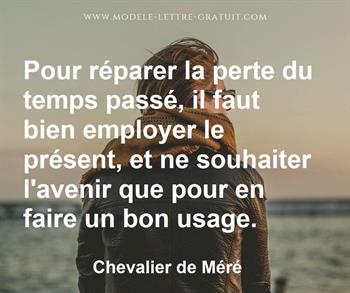 Citation de Chevalier de Méré