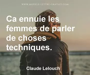 Citation de Claude Lelouch