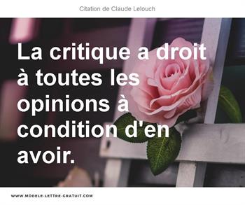 Citations Claude Lelouch