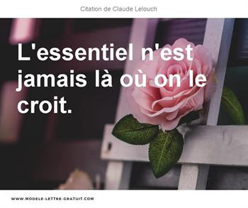 Citations Claude Lelouch