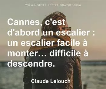 Citation de Claude Lelouch