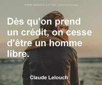 Citation de Claude Lelouch