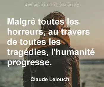 Citation de Claude Lelouch
