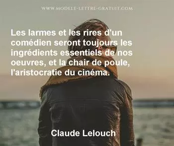 Citation de Claude Lelouch