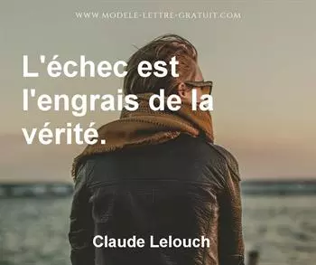 Citation de Claude Lelouch