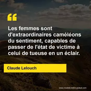 Citation Claude Lelouch