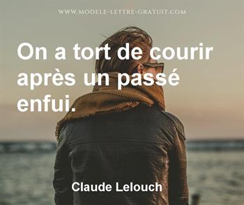 Citation de Claude Lelouch