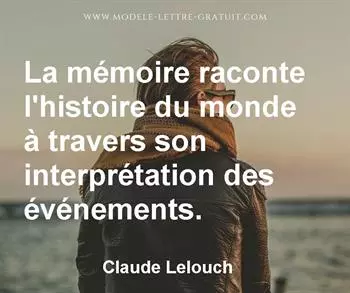 Citation de Claude Lelouch