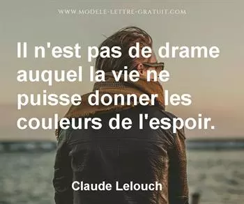 Citation de Claude Lelouch