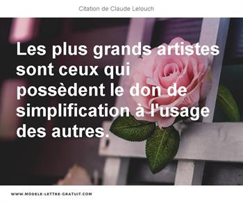 Citations Claude Lelouch