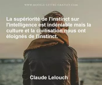 Citation de Claude Lelouch