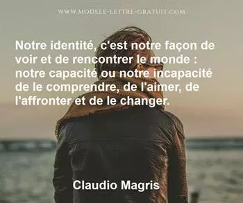 Citation de Claudio Magris