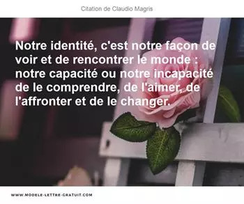 Citations Claudio Magris