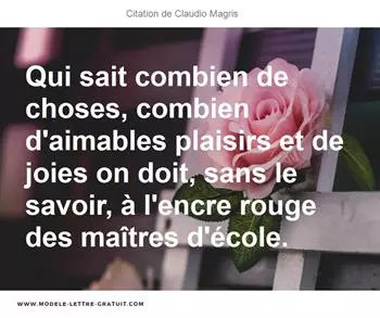 Citations Claudio Magris
