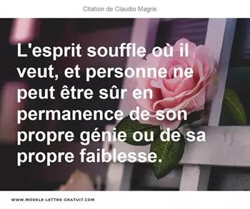 Citations Claudio Magris